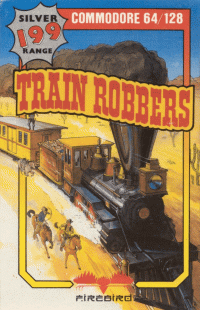 Train Robbers Commodore 64  box art